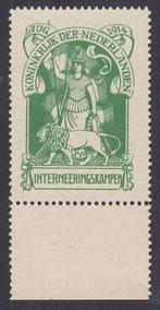 Nederland 1916 - Interneringszegels, met Mast plaatfout PM5, Gestempeld