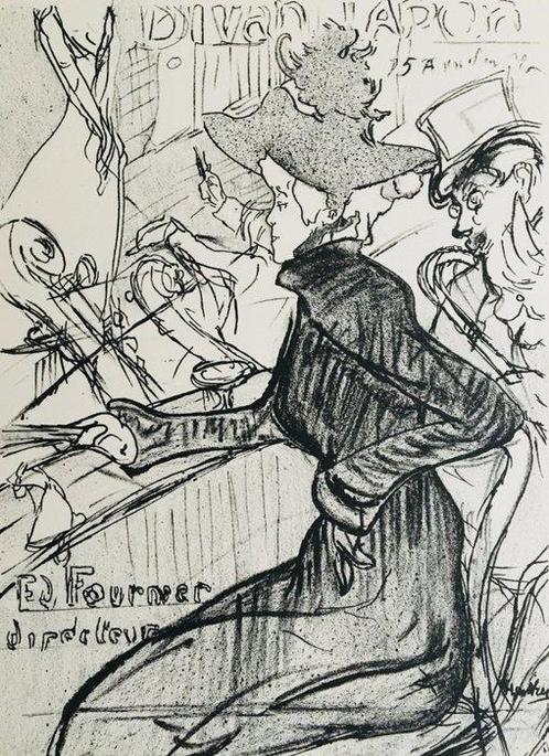 Henri De Toulouse-Lautrec (1864-1901) - Le Divan Japonais, Antiek en Kunst, Antiek | Overige Antiek
