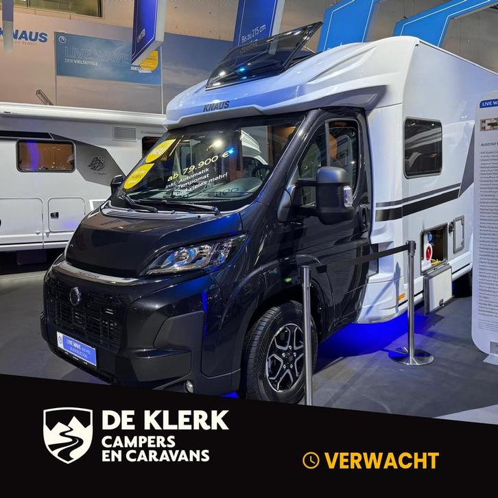 Knaus Live Wave 650 MEG Black Select verwacht, Caravans en Kamperen, Campers, Automaat, Diesel, tot en met 4, 6 tot 7 meter, Knaus