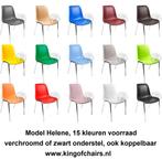 Nieuwe kantinestoelen. Alle kleuren op voorraad., Huis en Inrichting, Kunststof, Vintage retro industrieel modern, Nieuw, Ophalen of Verzenden