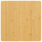 vidaXL Tafelblad 60x60x2,5 cm bamboe, Huis en Inrichting, Tafels | Eettafels, Verzenden, Nieuw