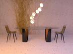 DFlab Studio - Eettafel - Kristal, Zwarte Marquinia -