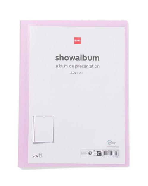 HEMA Showalbum A4 roze, Diversen, Agenda's, Nieuw, Verzenden