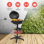 2dekans | KitchenBrothers Elektrische BBQ - met Grillplaat -, Tuin en Terras, Ophalen of Verzenden, Zo goed als nieuw, KitchenBrothers