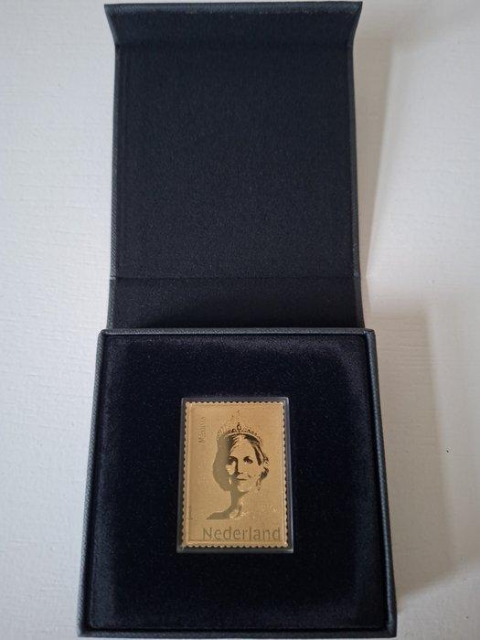 Nederland - Gouden postzegel koningin Maxima, Postzegels en Munten, Postzegels | Nederland