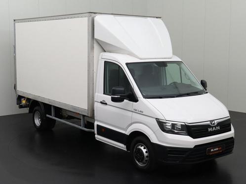 MAN TGE 2.0TDI 160PK DSG Automaat Bakwagen+Laadklep, Auto's, Bestelauto's, Lease, Overige kleuren, Automaat, Financial lease, Wit