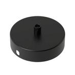Plafondkap | Calex (Rond, 1 lamp, Mat zwart), Verzenden, Nieuw