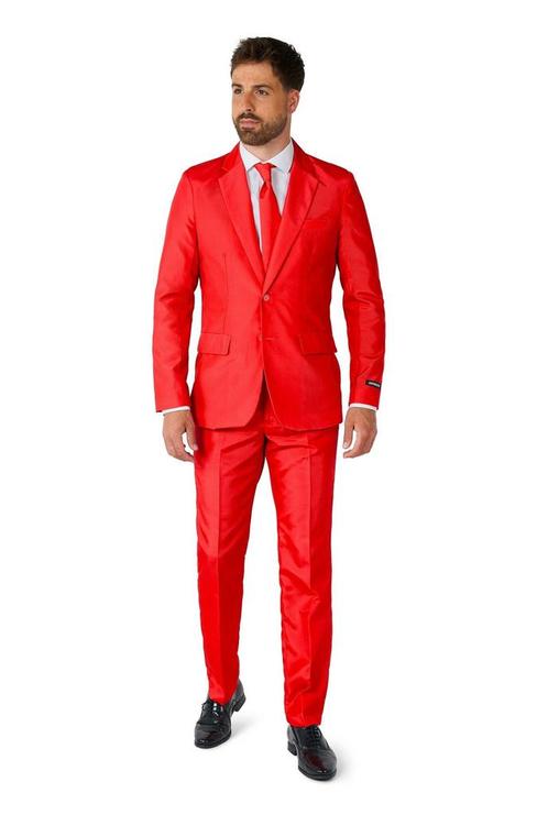 Rood Pak Heren Suitmeister, Kleding | Heren, Carnavalskleding en Feestkleding, Nieuw, Verzenden