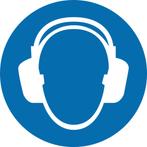 Anti - slip - vloerpictogram “gehoorbescherming verplicht” -, Verzenden, Nieuw