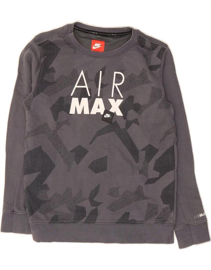 NIKE Boys Air Max Graphic Sweatshirt Jumper 13-14 Years XL, Kleding | Heren, Truien en Vesten, Verzenden