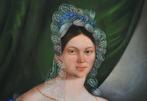Carl Wieland (XIX) - Portrait of a Lady, Antiek en Kunst, Kunst | Schilderijen | Klassiek