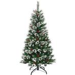2dekans | Coast Kunstkerstboom met Nepsneeuw - 150 cm - PVC, Ophalen of Verzenden, Zo goed als nieuw