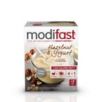 4x Modifast Intensive Pudding Yoghurt Hazelnoot 8 x 55 gr, Nieuw, Verzenden