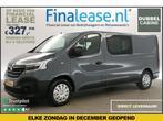 Renault Trafic 2.0 dCi T29 L2H1 DC Airco PDC Trekhaak €327pm, Renault, Nieuw, Zilver of Grijs, Lease