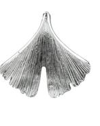 Zilveren Ginkgo blad ketting hanger, Sieraden, Tassen en Uiterlijk, Verzenden, Nieuw