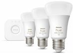 Philips Hue White and Color Ambiance - Starterkit - 3x E27, Huis en Inrichting, Lampen | Losse lampen, Verzenden, Nieuw