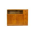Dressoir | Vintage | Eiken | Glas |  3650, Minder dan 50 cm, 75 cm of meer, Eikenhout, Mid-Century