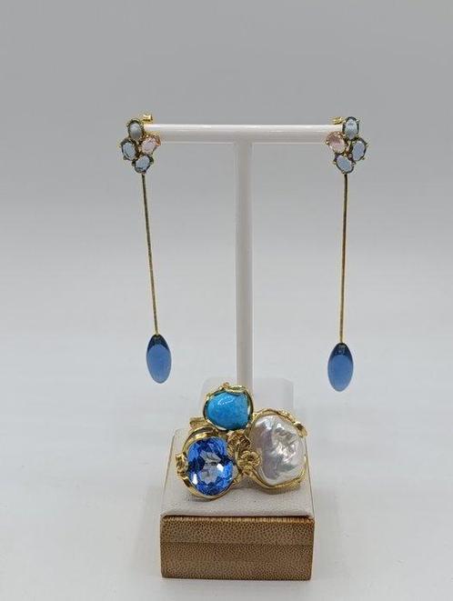 Zonder Minimumprijs - 2-delige sieradenset Zilver,, Sieraden, Tassen en Uiterlijk, Antieke sieraden