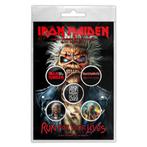 Iron Maiden Run For Your Lives Button officiële merchandise, Ophalen of Verzenden, Nieuw, Kleding
