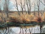 De Vries (XX) - De Peel in Brabant., Antiek en Kunst, Kunst | Schilderijen | Klassiek