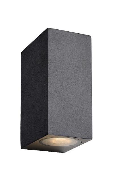Lucide ZORA LED - wandlamp IP44 zwart op en neer schijnend, Tuin en Terras, Buitenverlichting, Nieuw, Led, Verzenden