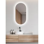 Wiesbaden Lumia Spiegel Ovaal met LED - Dimbaar en, Huis en Inrichting, Woonaccessoires | Spiegels, Ophalen of Verzenden, Nieuw