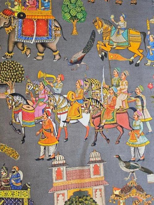 Artmaison exclusief indiaas stoffen 300x280cm - Textiel -, Antiek en Kunst, Antiek | Kleden en Textiel