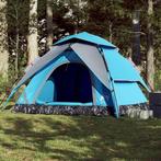 vidaXL Koepeltent 5-persoons snelontgrendeling blauw, Caravans en Kamperen, Tenten, Verzenden, Nieuw, Tot en met 2