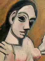 Carola Castro - Estudio de mujer, Antiek en Kunst, Kunst | Schilderijen | Modern