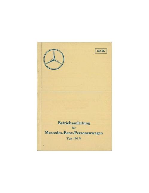 1936 MERCEDES BENZ TYPE 170 V INSTRUCTIEBOEKJE DUITS, Auto diversen, Handleidingen en Instructieboekjes