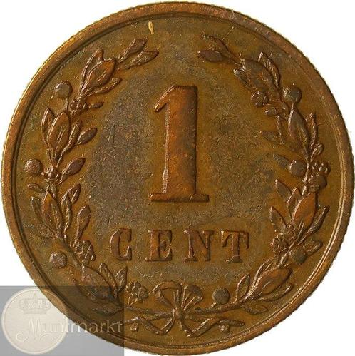 Nederland. Wilhelmina. 1 Cent 1896 ZELDZAAM (Zonder, Postzegels en Munten, Munten | Nederland