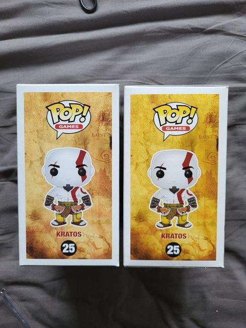 Funko - Funko Pop Black And Blue Kratos #25, Antiek en Kunst, Antiek | Speelgoed