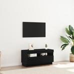 vidaXL TV-meubel met LED-verlichting Zwart Eiken 80x35x40 cm, Huis en Inrichting, Kasten | Televisiemeubels, Minder dan 50 cm