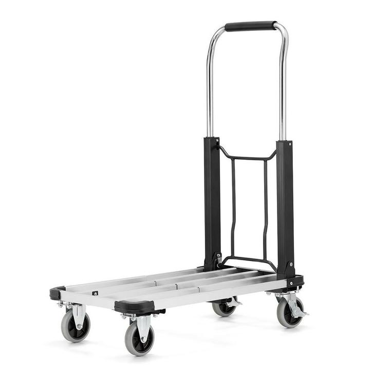 Opvouwbare transportwagen - lichtgewicht aluminium - max...., Doe-het-zelf en Verbouw, Transportwagens, Nieuw, Ophalen of Verzenden