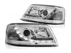 LED DRL koplampen Chrome geschikt voor VW T5, Verzenden, Nieuw, Volkswagen