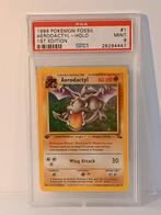 Pokémon - 1 Graded card - Aerodactyl First edition - PSA 9 -, Nieuw