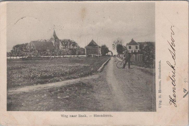 STEENDEREN - Weg naar Baak, Verzamelen, Ansichtkaarten | Nederland, Verzenden
