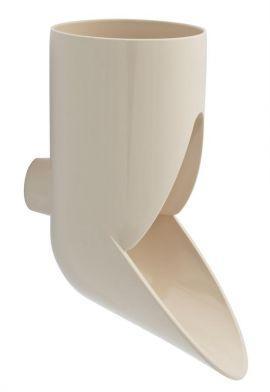 Nicoll PVC-Ti uitloop beige Ø80, Doe-het-zelf en Verbouw, Buizen en Afvoer, Ophalen of Verzenden