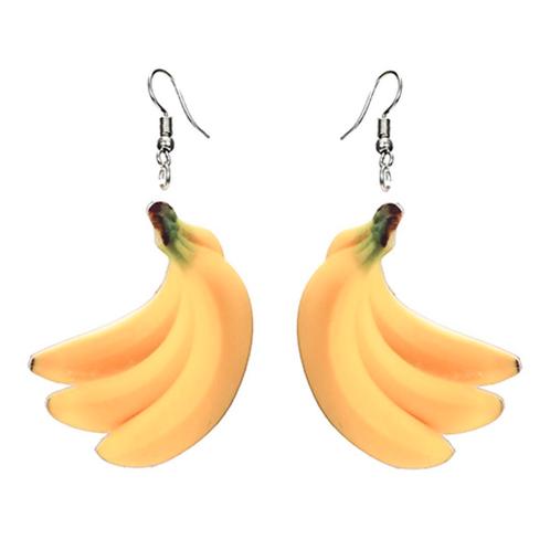 Fako Bijoux® - Oorbellen - Groente & Fruit - Bananen, Sieraden, Tassen en Uiterlijk, Oorbellen, Verzenden