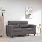 vidaXL Tweezitsbank 120 cm kunstleer grijs, Huis en Inrichting, Banken | Bankstellen, Verzenden, 150 tot 200 cm, Leer, Nieuw