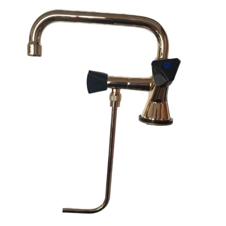 Spoelkraan met zwenkarm messing, Zakelijke goederen, Horeca | Overige, Ophalen of Verzenden