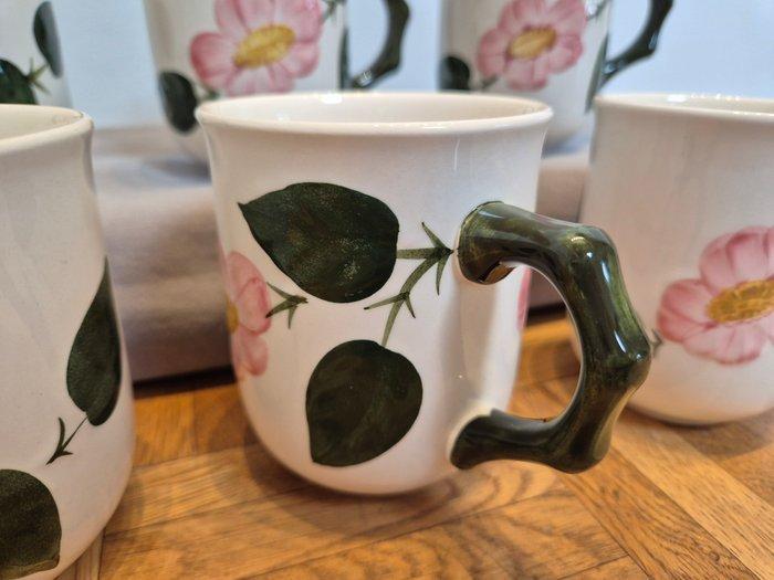 Villeroy & Boch - Koffie- en theeservies (6) - Wild-Rose,, Antiek en Kunst, Antiek | Meubels | Tafels