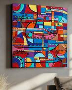 Ksavera - Cubism A1358 - abstract painting on XXL canvas, Antiek en Kunst