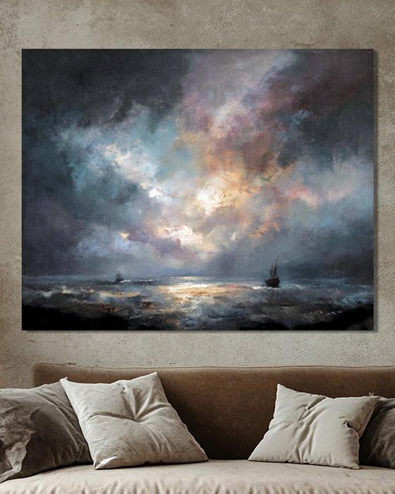 Chrystian Milanowski - The Dramatic Light - XL, Antiek en Kunst, Kunst | Designobjecten