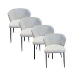 Eetkamerstoel Santos set van 4, Ophalen of Verzenden, Nieuw