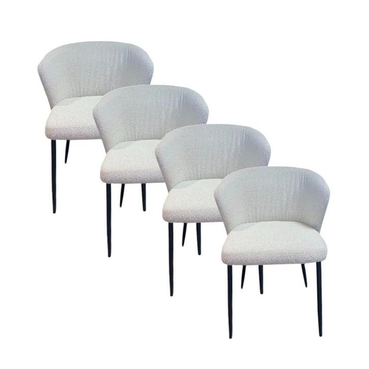 Eetkamerstoel Santos set van 4, Huis en Inrichting, Stoelen, Nieuw, Ophalen of Verzenden