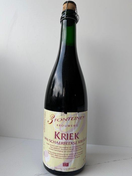 3 Fonteinen - Schaerbeekse Kriek 2003 - 75cl, Verzamelen, Wijnen