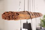 Design hanglamp LEVELS 115cm drijfhout zwartgrijs met 5, Huis en Inrichting, Ophalen of Verzenden, Nieuw