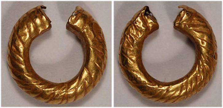 1st mill Bc Celtic Britain goud ring money goud, Postzegels en Munten, Munten | Europa | Niet-Euromunten, Verzenden