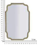 WANDSPIEGEL ISTANBUL GOUD CM 60X1X90 ( BINNENSPIEGEL, Huis en Inrichting, Woonaccessoires | Spiegels, Ophalen of Verzenden, Nieuw